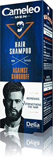 Cameleo Men - Shampoo Against Dandruff - Reduce the Effect of Skin Flaking - Strengthens, Refreshes and Cleans Hair & Scalp - 150ml