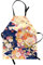 ABAKUHAUS, Japanische Waschbar, Höhenverstellbar Maschienenwaschbar Kein verblassen, Muster mit Rosen Gerbera Nelken Sonnenblumen Tulpen Orchideen Callas und Anthurien, Bunt