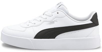 PUMA Damen Carina Lift Sneaker, Weiß Schwarz, 38.5 EU