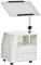 HOMCOM Functional Swivel Bedside Table End Table Side Table for Living Room Nightstand for Bedroom