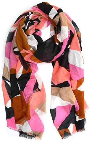 collezione alessandro Schal mit geometrischem Design Keo mit tollen Farben und Formen 180cm x 70cm