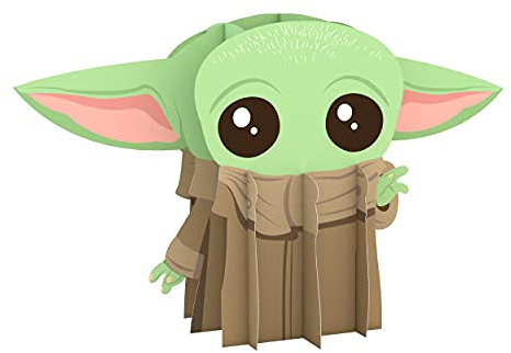 Lovepop® Star Wars™ The Mandalorian™ 3D-Pop-Up-Karte – inklusive Grußkarte und Umschlag, handgemachte Pop-Up-Figur Grogu™, 3D-Papierfigur für Kinder, Familie oder Freunde