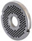 Wolfcut Lochscheiben codiert mit 2 Nuten kompatibel mit Fleischwolf ADE FL82-Cool-400 und FL82-N-400 Werkzeugstahl (3,5 mm)