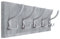 AKKE 15x70 | PICO Garderobenleiste Wandgarderobe Garderobe Wandpaneel Kleiderstange ALUMINIUM | BETON