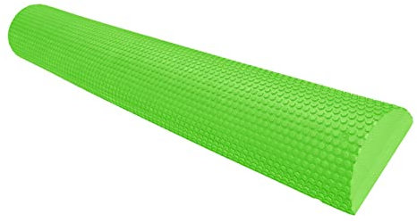Perfeclan Half Foam Roller Deep Release Restoration Equipment Muscle Massager Half Foam Roller für körperliche Massage im Turnhalle, Grün 60cm