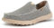 Kickback Couch Classic - Zapatos Hombre Lona Ligeras Slip On Mocasines - Casual Hombre Slips On o Slide In - Rocket Grey - EU43