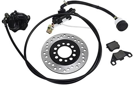 Scheibenbremsen-Kit, Go-Kart-Bremssattel und Scheibenteil, Bremssattel-Scheibenrotor, für 50 cm³, 110 cm³, 125 cm³, 150 cm³, 200 cm³, 250 cm³, Dirt Bike, Quad, ATV, Go-Kart
