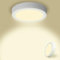 Yexati Pack 1x Panel LED Circular 15W 1800LM, Plafon Superficie LED Redondo 4500K Color Blanco Neutro, Driver Incluido. IP44 Angulo 120 para Dormitorio Cocina Salon Baño Comedor Pasillo 170 * 28Hmm