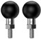 Viti in acciaio inox 1/4 pollice vite con 1 pollice supporto a sfera viti per specchietto retrovisore moto braccio di collegamento compatibile Ram Mount Moto Supporto cellulare (1/4-02)