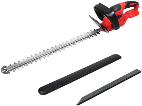MaxMore Cordless Hedge Trimmer Compatible with Milwaukee 18V Battery Brushless Bush Trimmer Handheld Shrub Trimmer w/ 22'' Dual-Action Blade & 3/5 Cutting Capacity & 1600RPM & Safety Lock (Tool Only)