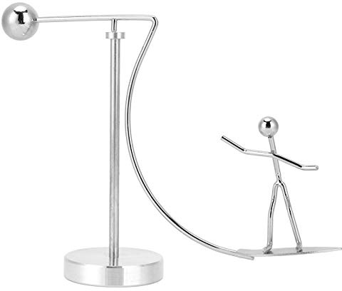 Gsycle Stahl Balance Spielzeug, Newtons Wiege Pendel Physik Spielzeug Kinetische Kunst Perpetual Motion Maschine Schreibtisch Spielzeug Für Büro Für Erwachsene