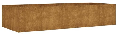 Willood Hochbeet 200x80x40 cm Cortenstahl, Hochbeete aus Stahl für den Anbau von Pflanzen, Gemüse und Kräutern