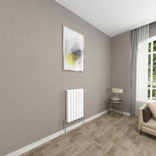 Sky bathroom | 600x408mm Horizontal Designer Radiators White Flat Panel Double Panel Central Heating Radiator