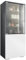 Vladon Vitrine Granada, Made in Germany, Vitrinenschrank mit Glastür und Glaseinsatz, Anthrazit matt/Weiß matt (50 x 122,5 x 34,5 cm)