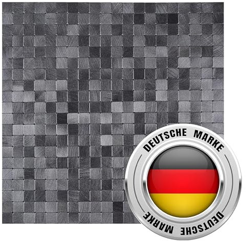AS COUNTRY STONE Selbstklebende Mosaikfliesen | 30cm x 30cm | Wandpaneele für mühelose Montage | Akustikpaneele | Wandverkleidung - Küchenrückwand | Klebefliesen