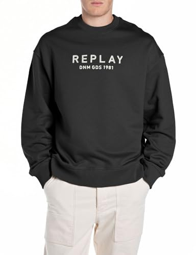 Replay Herren M3075 Sweatshirt (1er Pack)