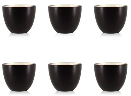 OGO LIVING - Lot 6 tasses balata 13cl en autres céramiques jaune et marron - 2614326