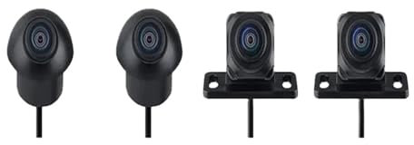 Camara Coche Accesorios panorámicos 360 Grados para Radio automóvil Multimedia Cámara panorámica 360° AHD1080P HD Trasera/Delantera/Izquierda/Derecha Camara Marcha Atras Coche