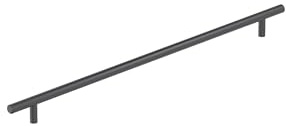 Amerock Bar Pulls 16-3/8 inch (416mm) Center-to-Center Matte Black Cabinet Pull, BP19015MB