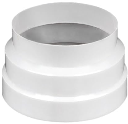 ALI2 Reduzierverbinder Reduzierstück für Lüftungssystem Lüftung Rundrohr Ventilation Lüftungskanal,Reduzierstück,Rundrohr Adapter für Dunstabzugshaube (120mm bis 150mm)