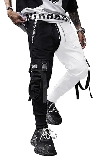 XYXIONGMAO Men's Jogger Pants Techwear Hip Hop Harem Pants Streetwear Tactical Track Pants