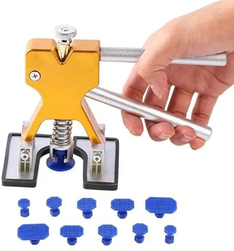Kit Tirabolli Ventosa Carrozzeria, Ripara Ammaccature Auto, Tirabolli per Carrozzeria, Levabolli, Tira Bolli da Carrozzeria, Ventosa per Carrozzeria Auto per Rimuovere Ammaccature e Grandine