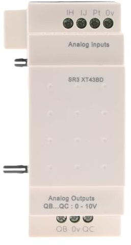 Schneider Electric SR3 X T43BD Relay Zelio II Extension 2E/2S Analog