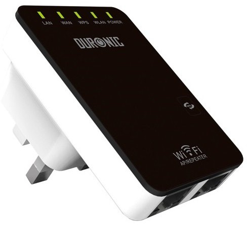 Duronic IR325N Wireless-N Wifi Repeater Access point Amplifier/Wifi range extender 802.11n/b/g - More range for your network
