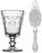 1x La Rochere Absinth Glas Versailles 200ml + 1x Absinth Löffel Antique