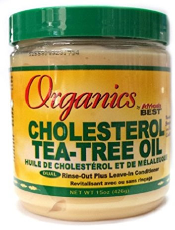 Africa's Best Organics Cholesterol Tea Tree Oil Leave In Conditioner 426g