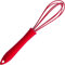 Schneebesen mini 19 cm, rot, Kochblume Edition, Silikon