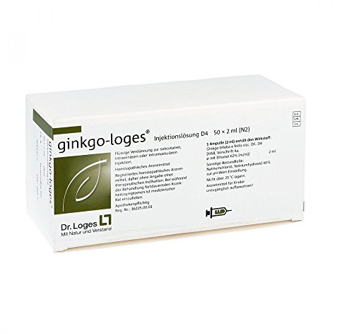 GINKGO-LOGES Injektionslösung D 4 Amp. 50X2 ml