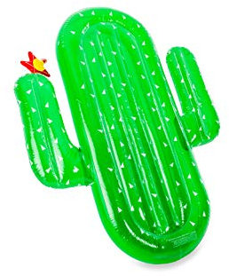 Jeux d'extérieur Didak Pool - Matelas / Bouée Gonflable - Bouée Luxe Cactus - 185x132x20cm