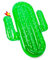 Jeux d'extérieur Didak Pool - Matelas / Bouée Gonflable - Bouée Luxe Cactus - 185x132x20cm