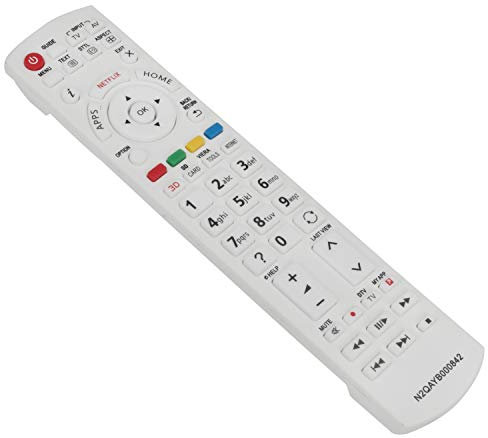 ALLIMITY N2QAYB000842 Telecomando Sostituito per Panasonic 3D Smart TV TX-50DX730E TX-50DX750B TX-55CX750E TX-55CXC725 TX-65CX700E TX-65CXW704 TX-L47WTW60 TX-L50BL6B TX-P42ST60Y TX-P42STW60