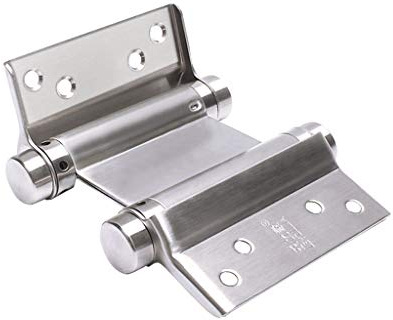 Türscharnier, doppeltes offenes Federscharnier, zwei-Wege-freie Türscharniere – 10,2 cm
