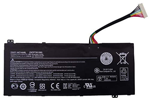 11.4V 4605mAh Laptop Akku AC14A8L 3ICP7/61/80 934T2119H für Acer Aspire V15 Nitro VN7 VN7-571 VN7-571G VN7-572 VN7-572G VN7-591 VN7-591G VN7-591G-74SK VN7-591G-70RT VN7-791 VN7-791G VN7-792 VN7-792G