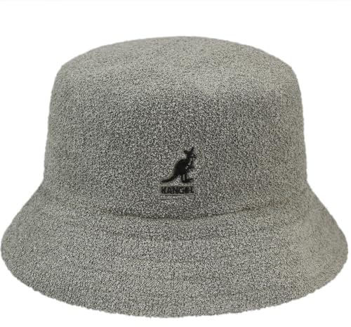 Kangol Frottee Bermuda Bucket Stoffhut Sommerhut Strandhut Sonnenhut Fischerhut (L (58-59 cm) - Taupe)