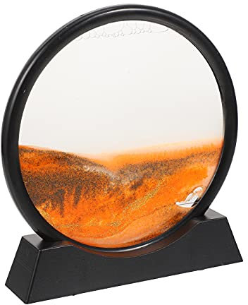 BESPORTBLE Sable Mouvant Art Image Dynamique Sable Image 3D Sable en Qui Coule Sable Cadre Photo avec Support pour La Maison Bureau