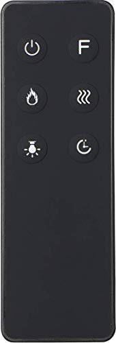 Télécommande pour cheminée électrique (Noir)