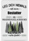Berufe Blech-Schild - Leg dich niemals mit einem Bestatter an - Lustiges Geschenk Büro, Job, Arbeit, Kollegen, Freunde, Metall-Poster - Querformat A4