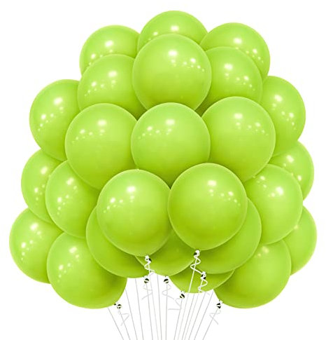 Palloncini verdi, confezione da 30 palloncini da 30 cm, verde pastello, palloncini in lattice verde macaron, per feste di compleanno, matrimoni, baby shower, principesse, carnevale, eventi,