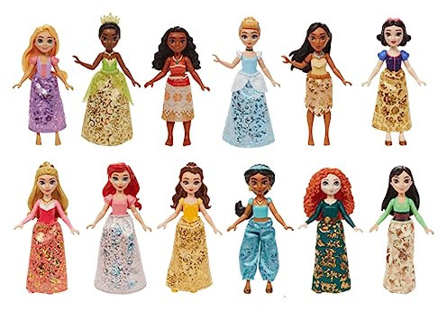 Disney Mini-Prinzessin-Puppe, 9 cm, für Mädchen ab 3 Jahren