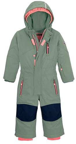 Killtec Kesley Mini Skioverall/Schneeanzug mit Kapuze und Schneefang, Pflaume, 98/104