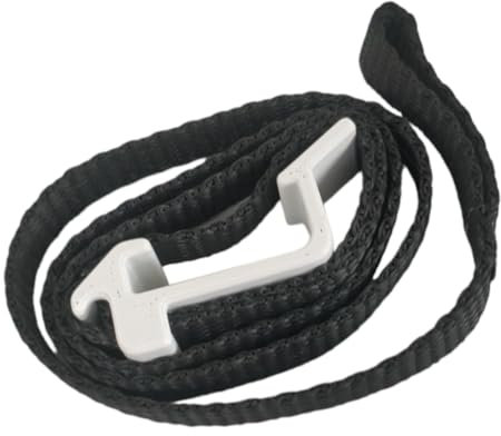 Buggy Board Clip Hook and Strap for Lascal Equivalent Part 81150 (Grey)