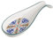 Baroni Home Löffelablage aus Keramik, bunt, strapazierfähig, Serie Capri, 8 x 22 x 3 cm