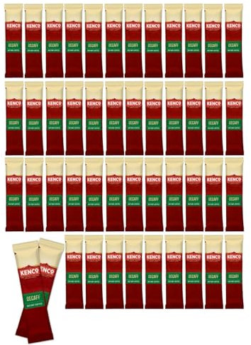 50x Kenco Decaf Instant Coffee Sachets, Each Stick 1.8g (SOLD LOOSE)