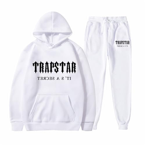 Generisch Trapstar Jogginganzug Herren Minus Two Cargo Cortez Hose Corteiz Hoodie Y2K Corteiz Trap Star Jacke Tech Fleece Hip Hop Anzüge Y2K Hosen Trainingsanzüge Für Herren-Set B42,XL