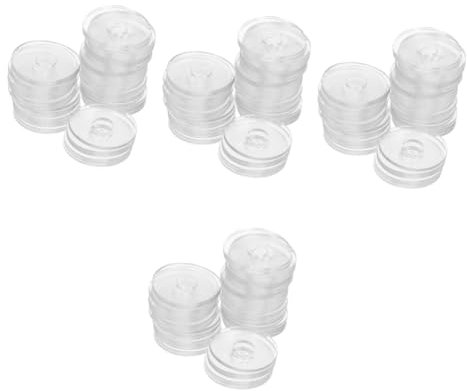 GLEAVI 200piezas Arandelas Transparentes De Vinilo Para Tornillos De Junta Planas Para Reparación De Manijas De Flexibles y Resistentes Para Mantenimiento De Equipos