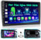 Hikity 2+64GB Android 15 Autoradio 2 DIN für FIAT Tipo FIAT Egea 2015-2020 mit Wireless CarPlay Android Auto Mirror Link 9 Touchscreen Car Radio mit Navi WiFi SWC FM RDS USB Mic Rückfahrkamera